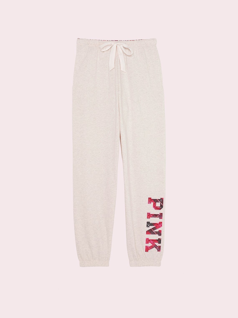 PINK Victoria's Secret White Logo Graphic Sweatshirt